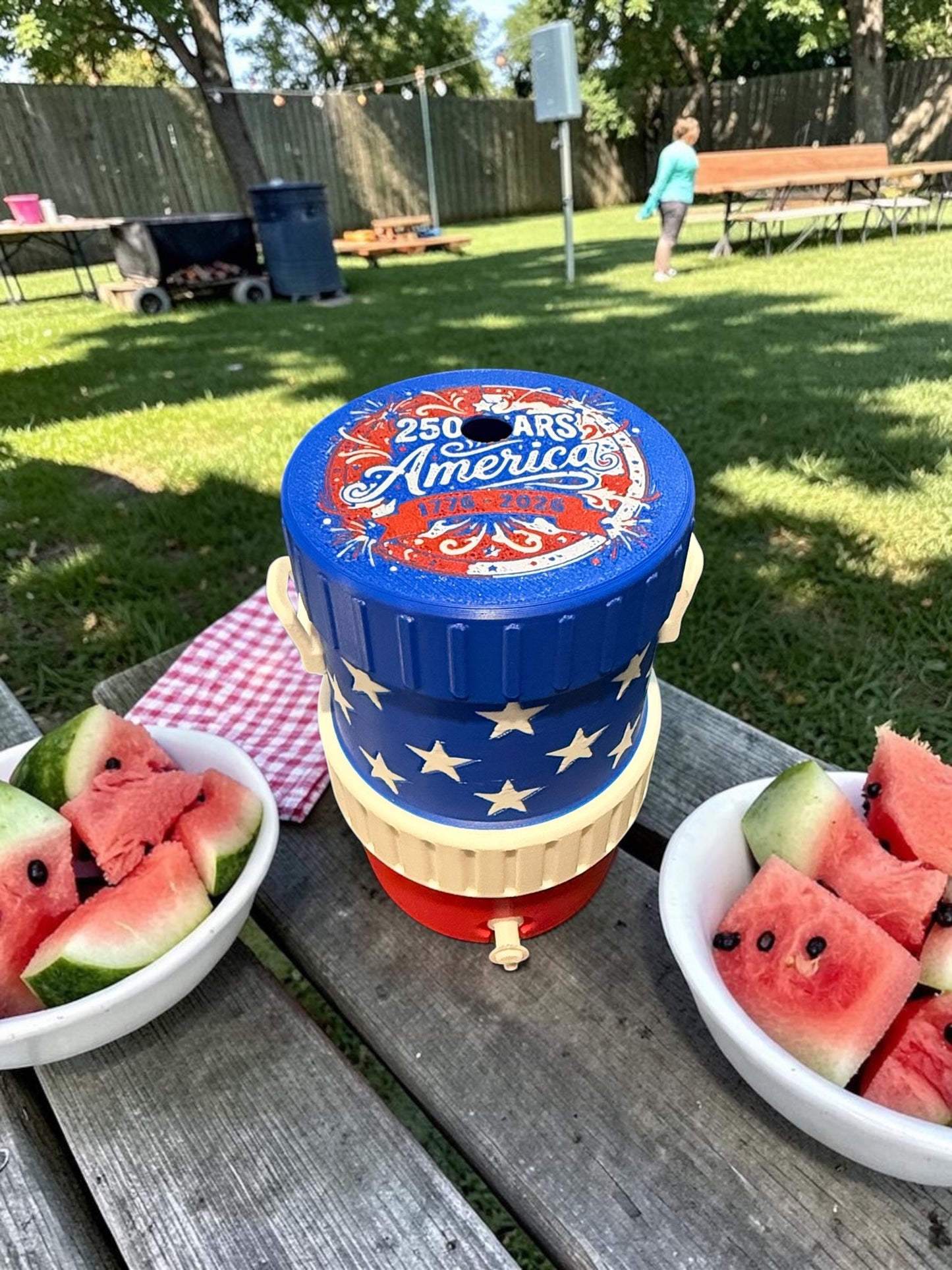 Patriotic Igloo Koozie