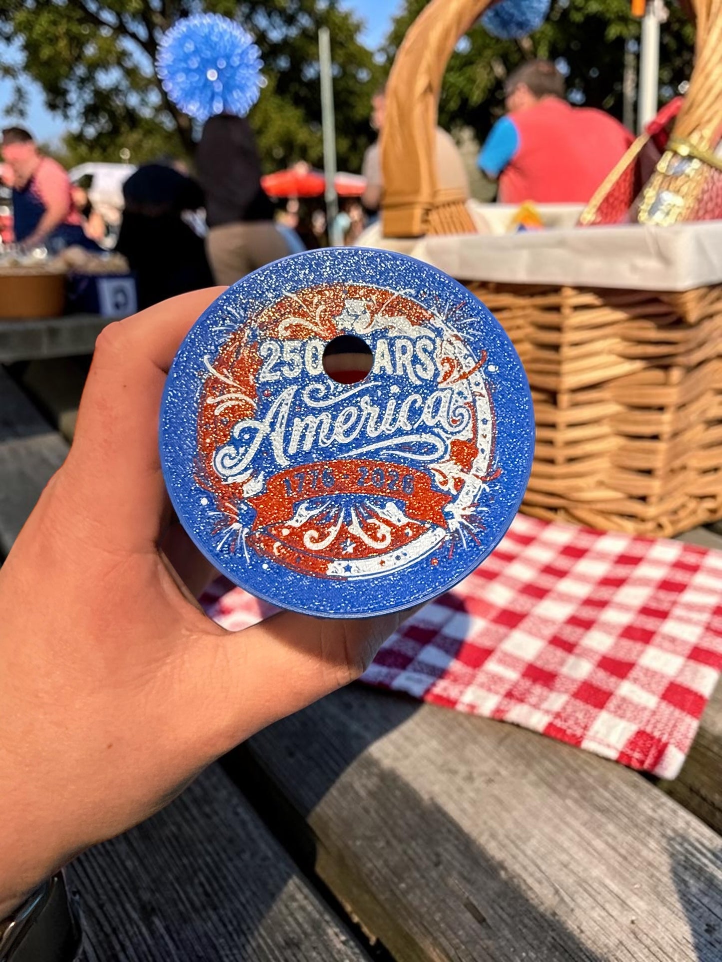 Patriotic Igloo Koozie